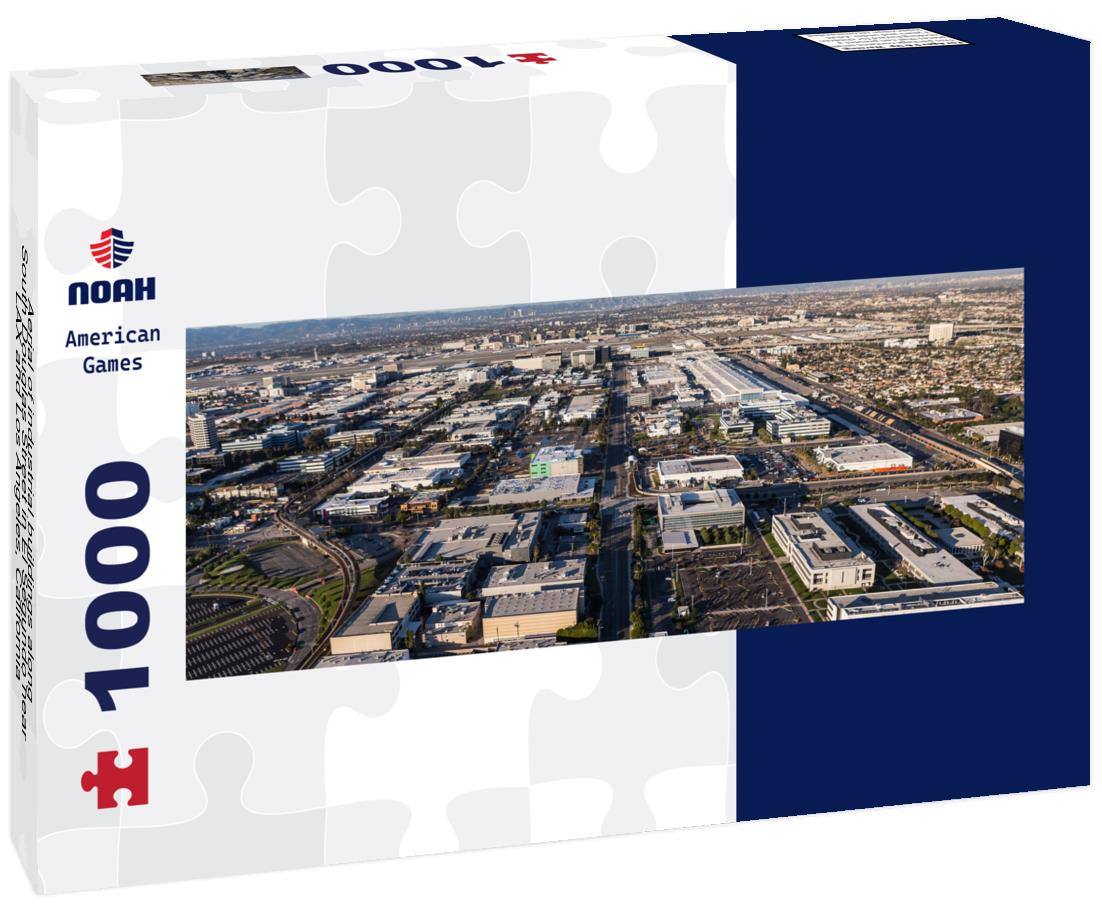 Noah Jigsaw Puzzle Aerial of industrial buildings along South Douglas Street in El Segundo near LAX and Los Angeles, California panorama 1000 pieces