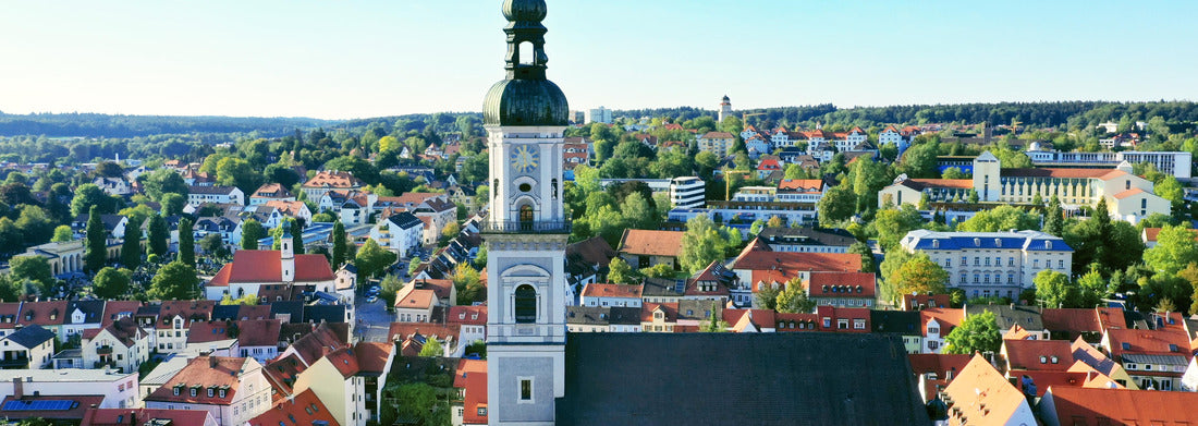 Noah Jigsaw Puzzle Aerial city view of a church, Freising, Bavaria, Germany panorama 1000 pieces