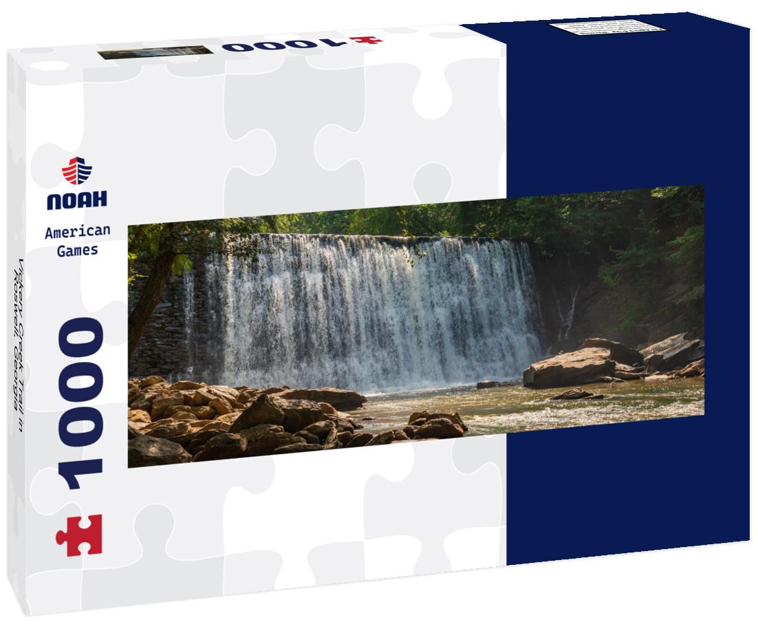 Vickery Creek Trail in Roswell, Georgia 1000pc Panoramic Puzzle