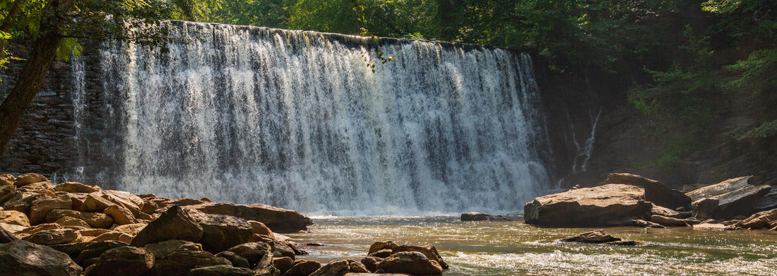 Vickery Creek Trail in Roswell, Georgia 1000pc Panoramic Puzzle