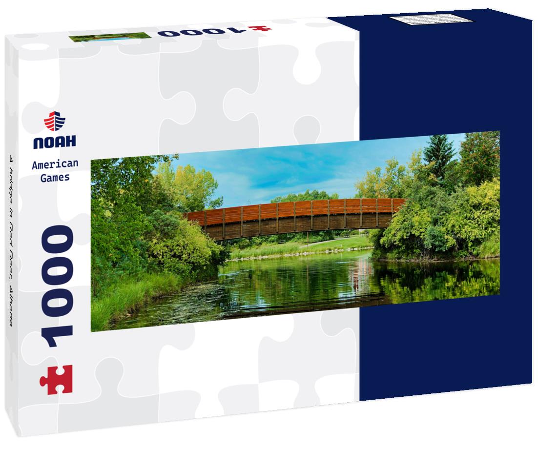 Noah Jigsaw Puzzle A bridge in Red Deer, Alberta panorama 1000 pieces