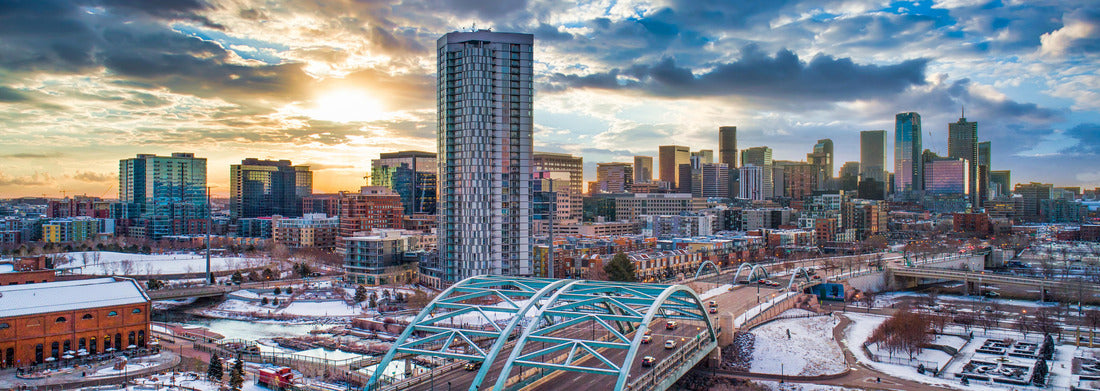 Noah Jigsaw Puzzle Denver, Colorado, USA Downtown panorama 1000 pieces