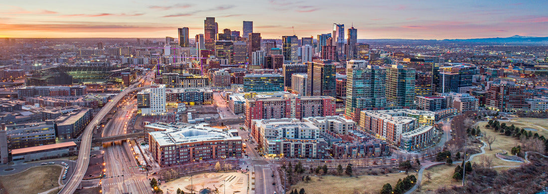 Noah Jigsaw Puzzle Denver Colorado CO Downtown Skyline panorama 1000 pieces