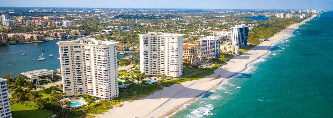 Noah Jigsaw Puzzle Aerial of Lake Boca Raton Florida panorama 1000 pieces