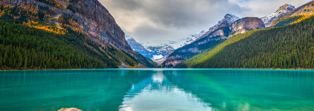 Noah Jigsaw Puzzle Beautiful fall views of the idyllic Lake Louise in Banff National Park in the Rocky Mountains of Alberta Canada panorama 1000 pieces