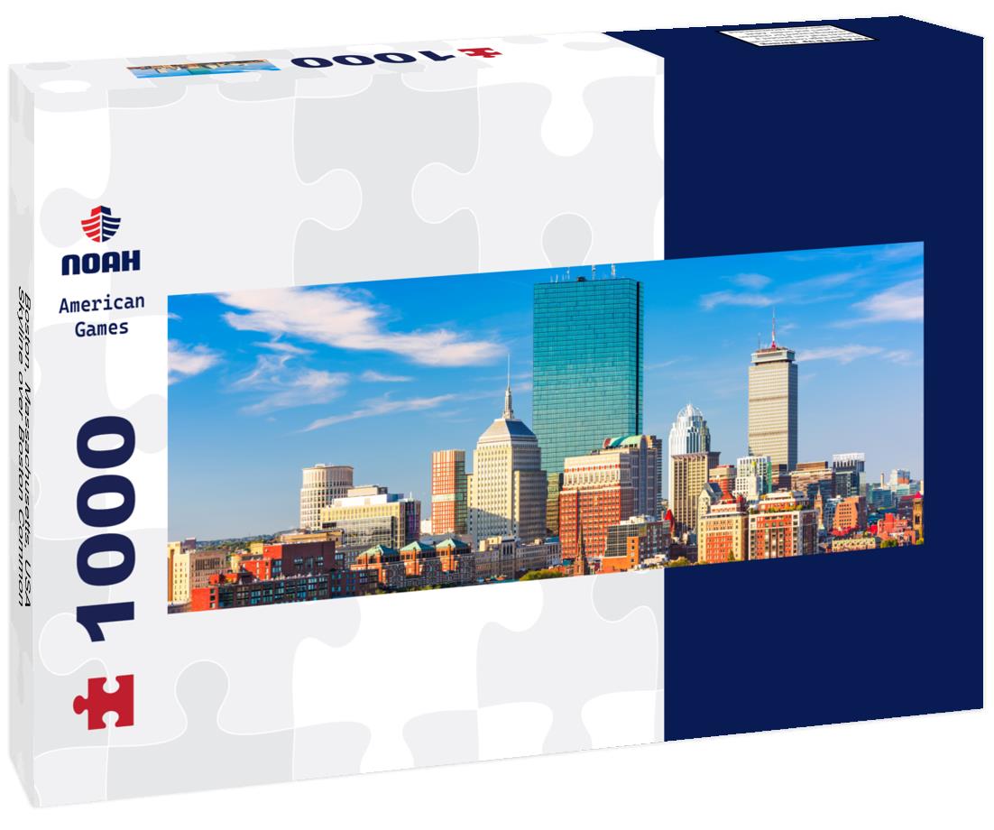 Noah Jigsaw Puzzle Boston, Massachusetts, USA Skyline over Boston Common panorama 1000 pieces