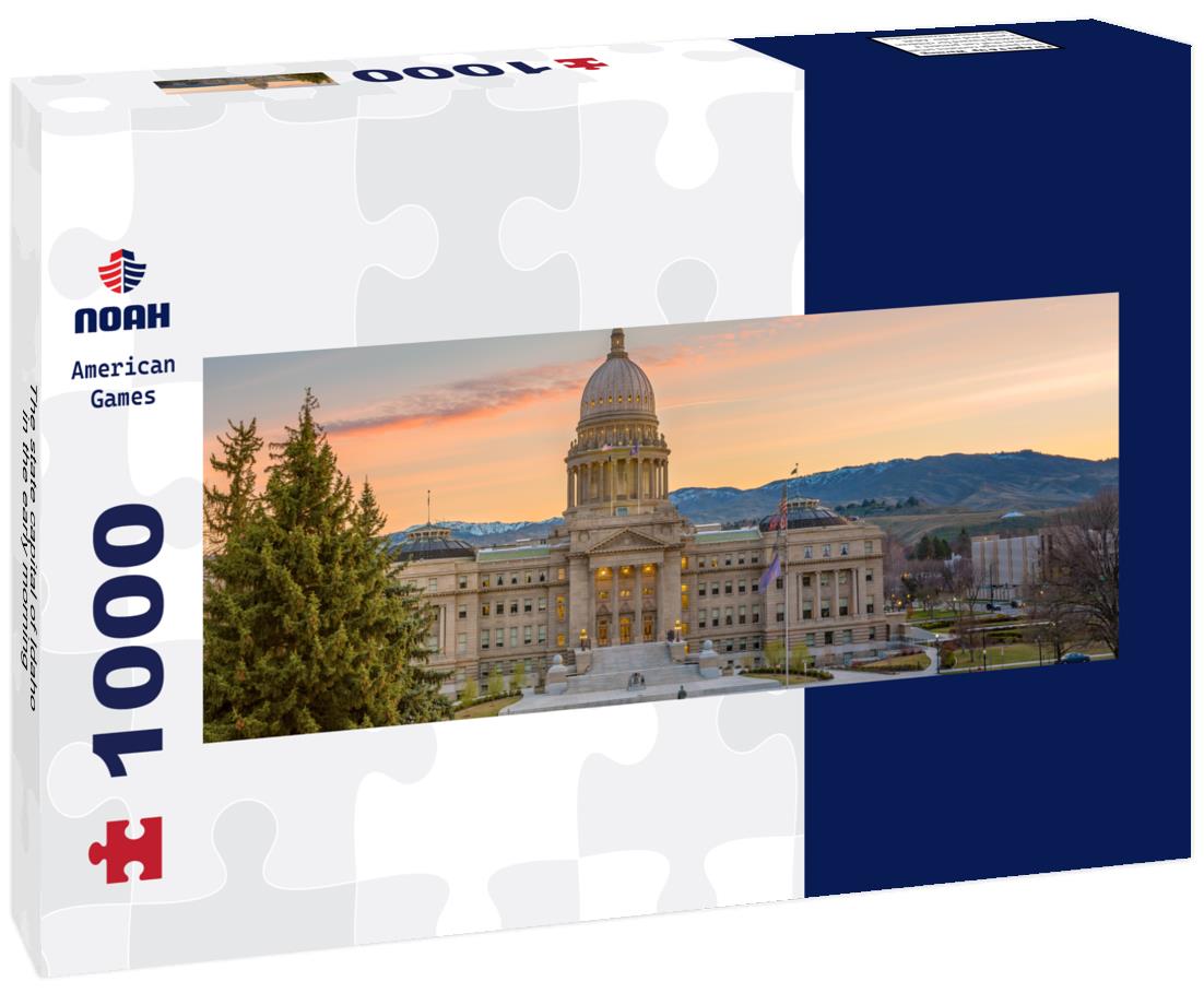 The state capital of Idaho in the early morning 1000pc Panoramic Puzzle