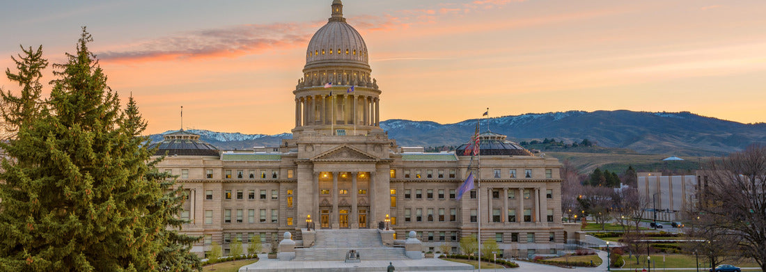 The state capital of Idaho in the early morning 1000pc Panoramic Puzzle