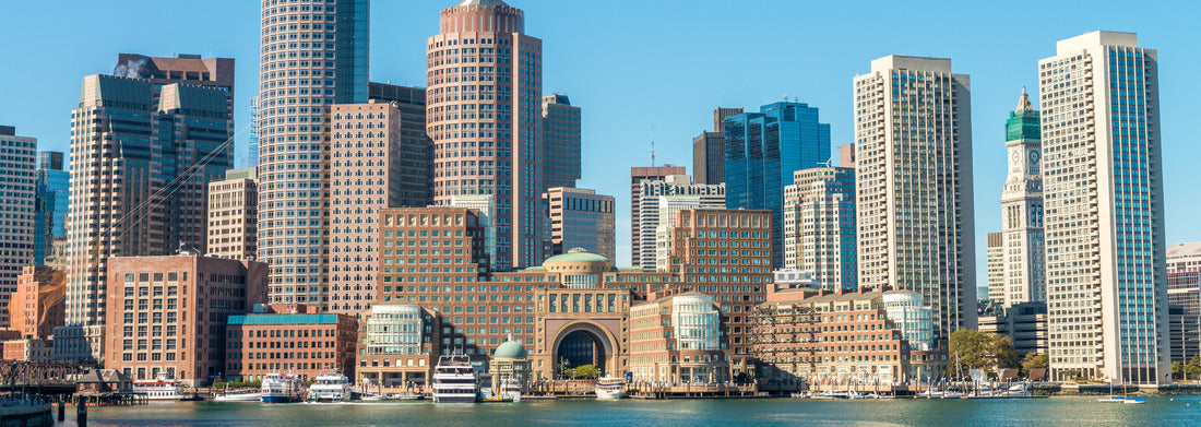 Noah Jigsaw Puzzle Boston skyline as seen from ferry panorama 1000 pieces