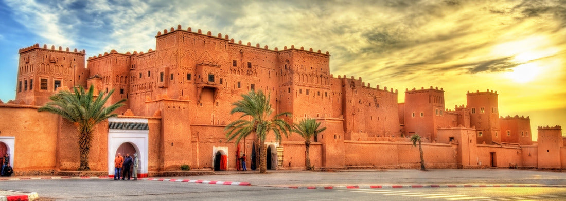 Noah Jigsaw Puzzle Taourirt Kasbah in Ouarzazate, Morocco. It is one of the national symbols of Morocco panorama 1000 pieces