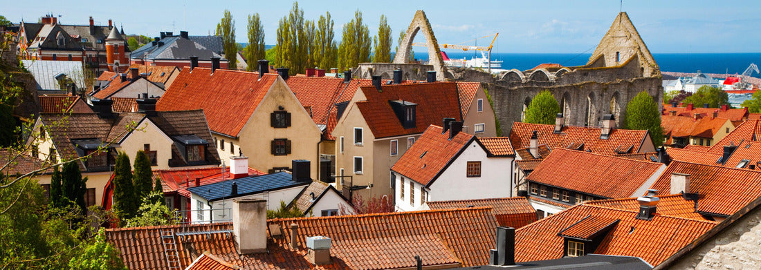 Noah Jigsaw Puzzle Visby City at Gotland, Sweden panorama 1000 pieces