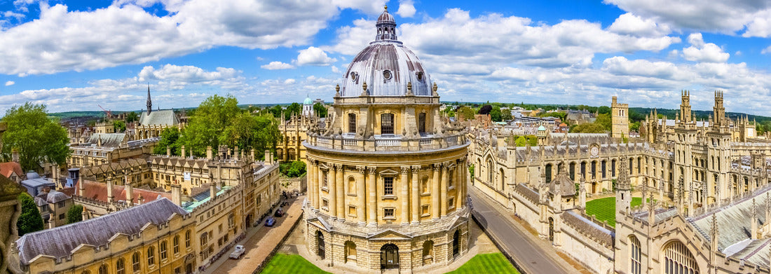 Noah Jigsaw Puzzle Streets of Oxford - landmark, England - overview from a church's tower with the Bodleian Library and All Souls College,Oxfordshire, England panorama 1000 pieces