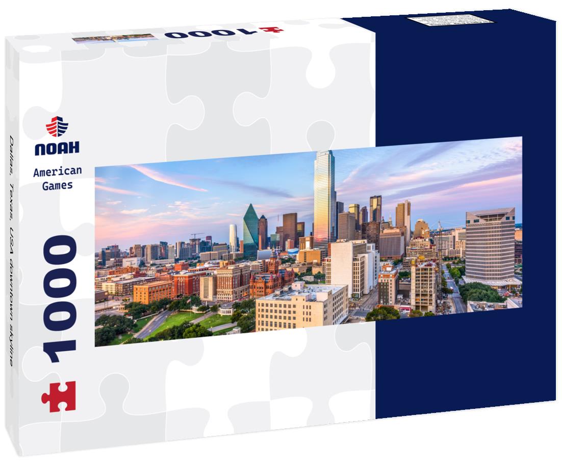 Noah Jigsaw Puzzle Dallas, Texas, USA downtown skyline panorama 1000 pieces