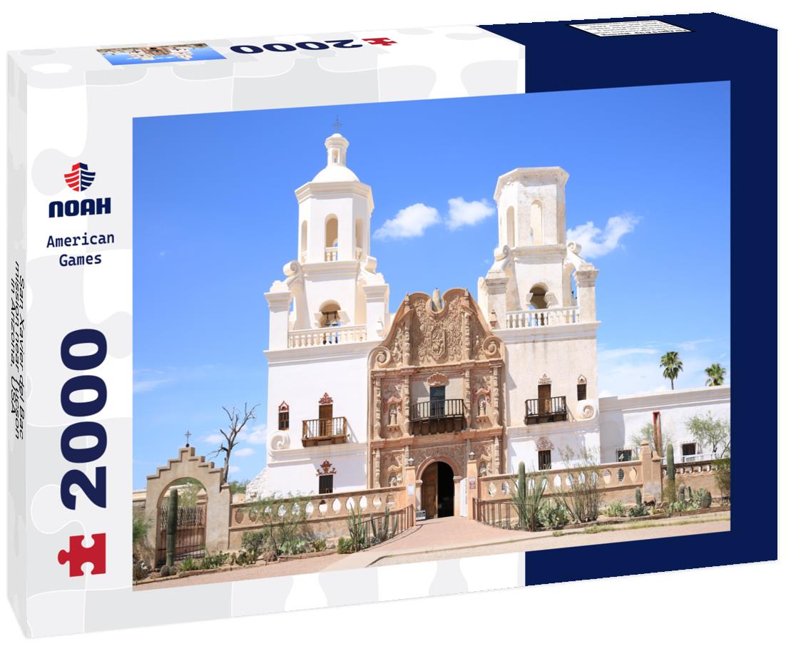 Noah Jigsaw Puzzle San Xavier del Bac mission near Tucson in Arizona, USA 2000 pieces