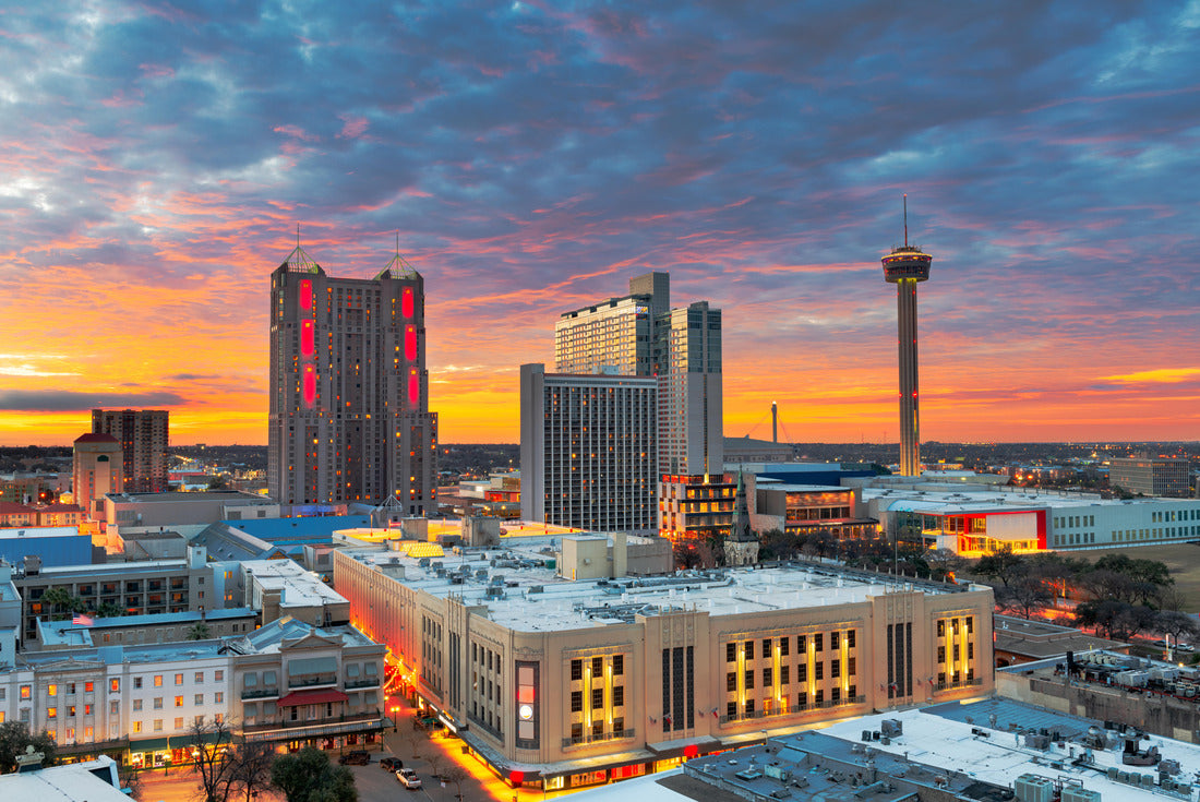 Noah Jigsaw Puzzle San Antonio, Texas, USA Skyline from above at dawn 2000 pieces