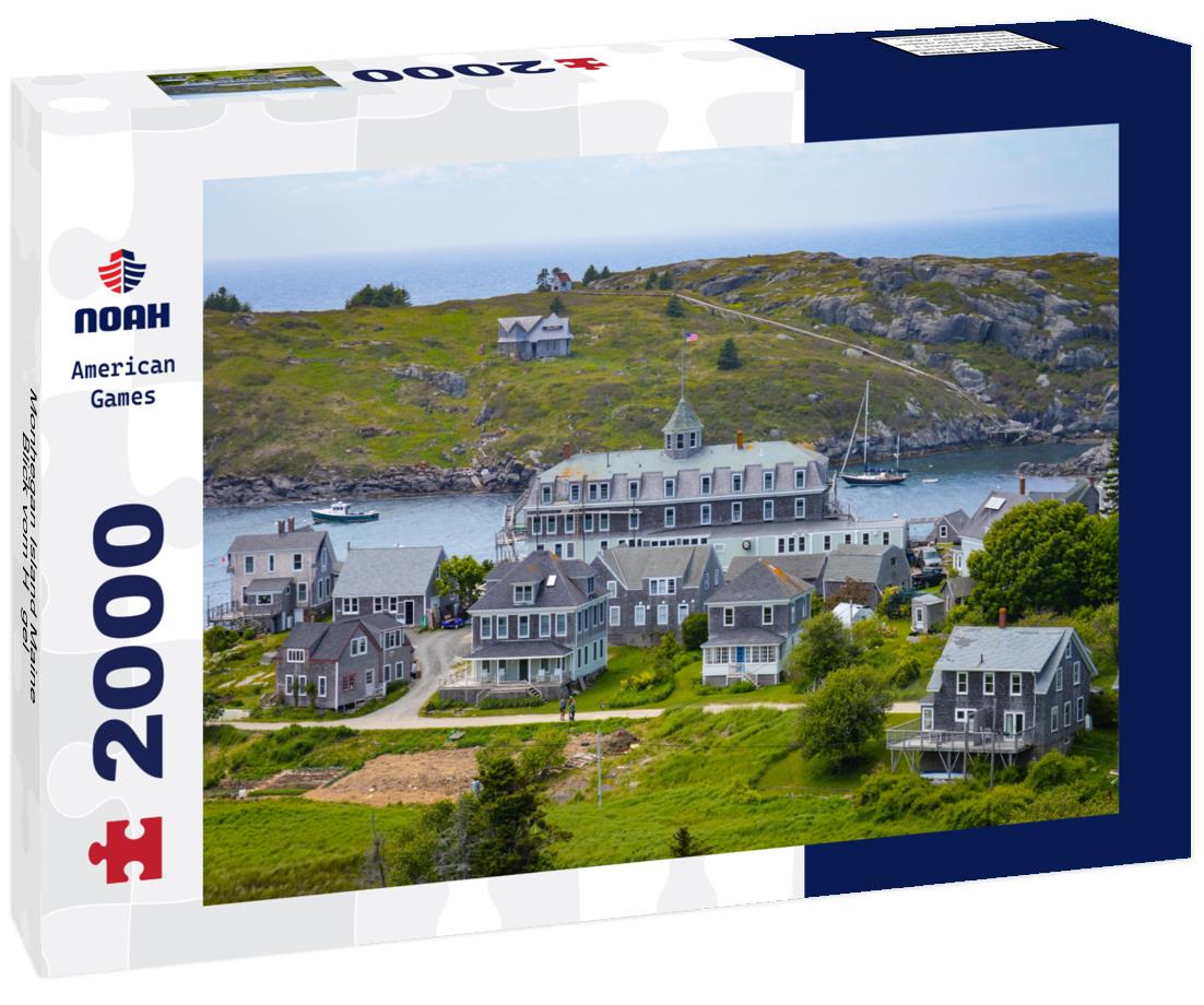 Noah Jigsaw Puzzle Monhegan Island Maine Blick vom Hügel 2000 pieces