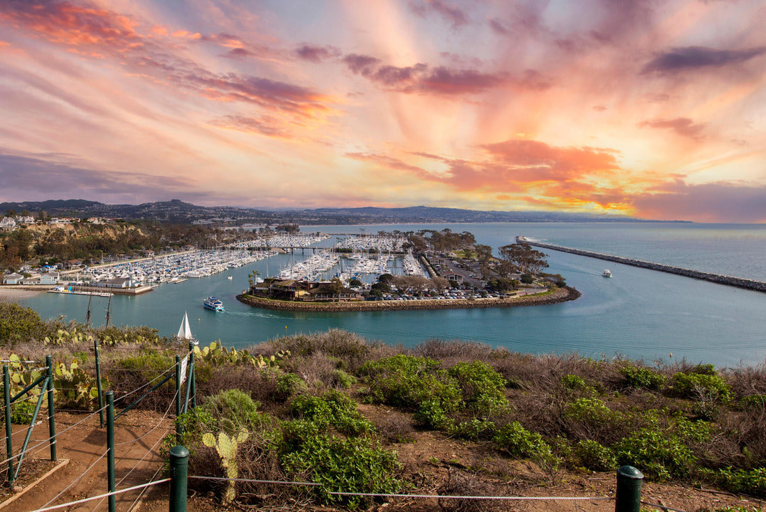 Noah Jigsaw Puzzle Dana Point Harbor from the hiking path above in Southern California, USA on a sunny day 2000 pieces