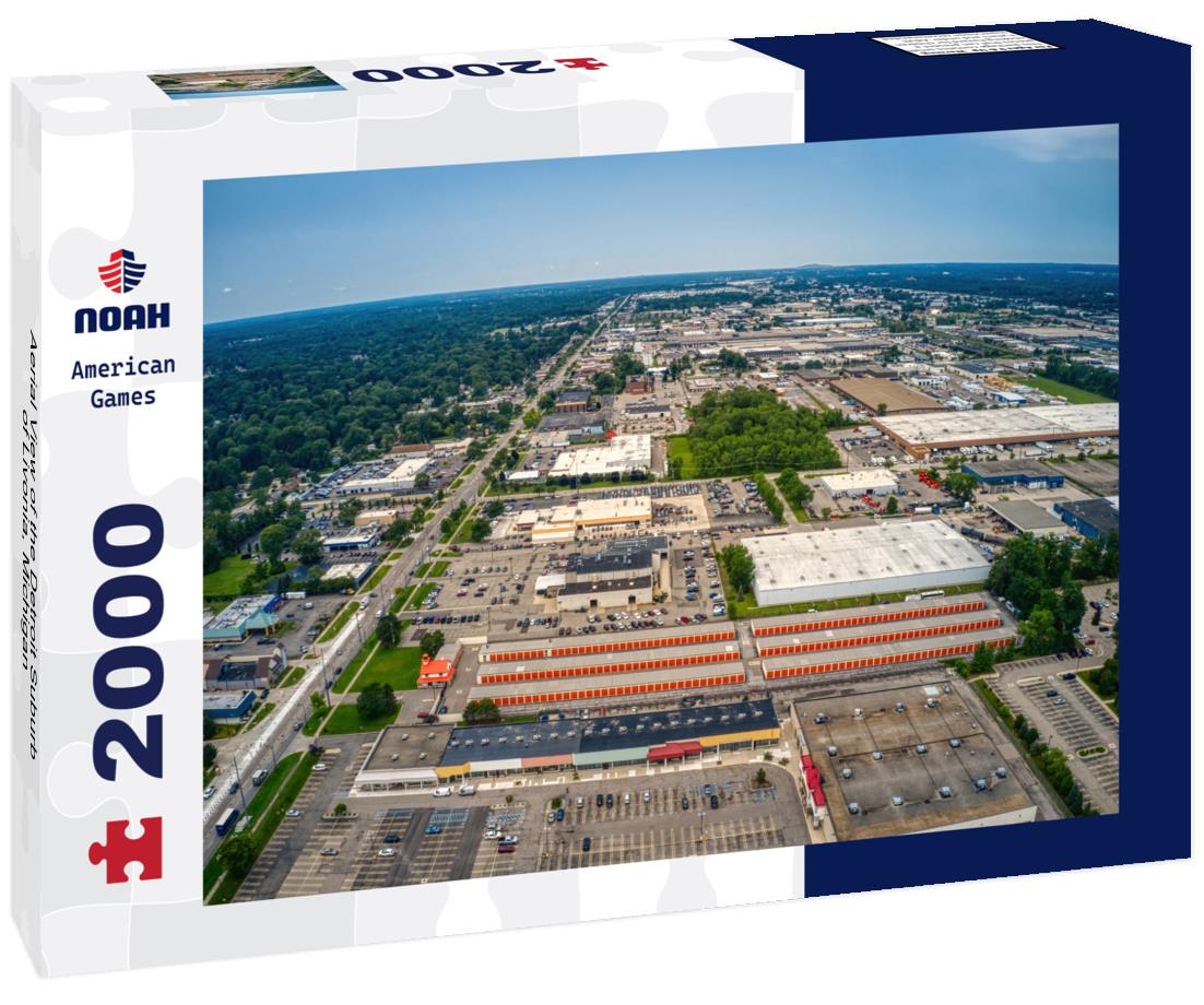 Noah Jigsaw Puzzle Aerial View of the Detroit Suburb of Livonia, Michigan 2000 pieces