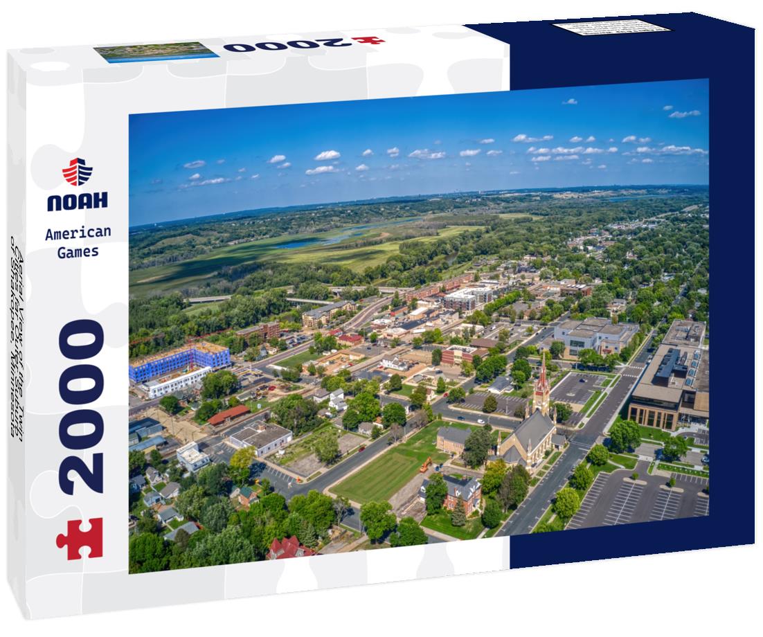 Noah Jigsaw Puzzle Aerial View of the Twin Cities far Outer Suburb of Shakopee, Minnesota 2000 pieces