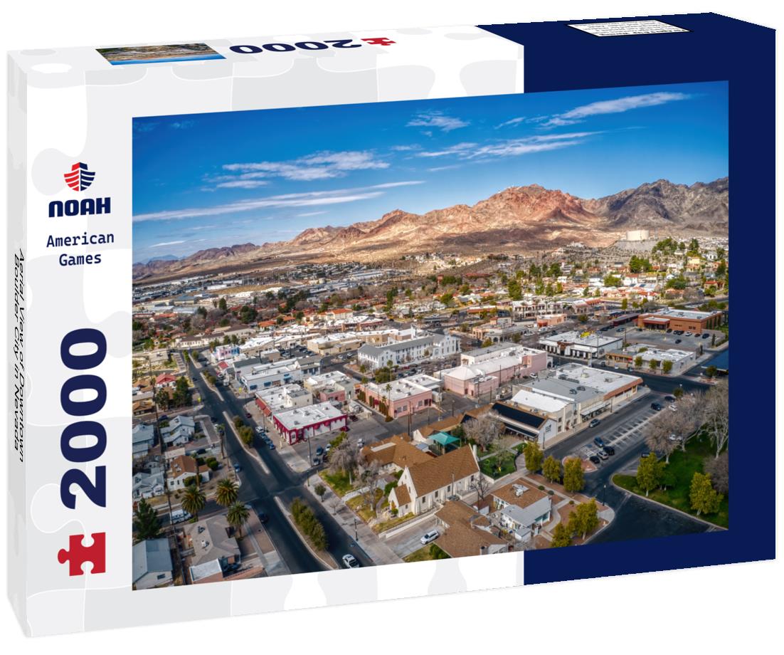 Noah Jigsaw Puzzle Aerial View of Downtown Boulder City in Nevada 2000 pieces