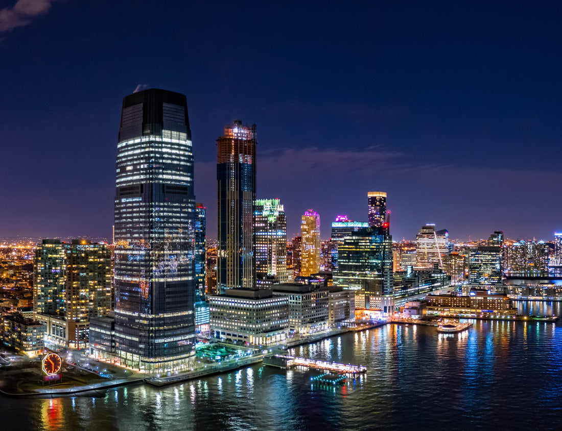 Noah Jigsaw Puzzle Jersey City skyline at night 1000 pieces