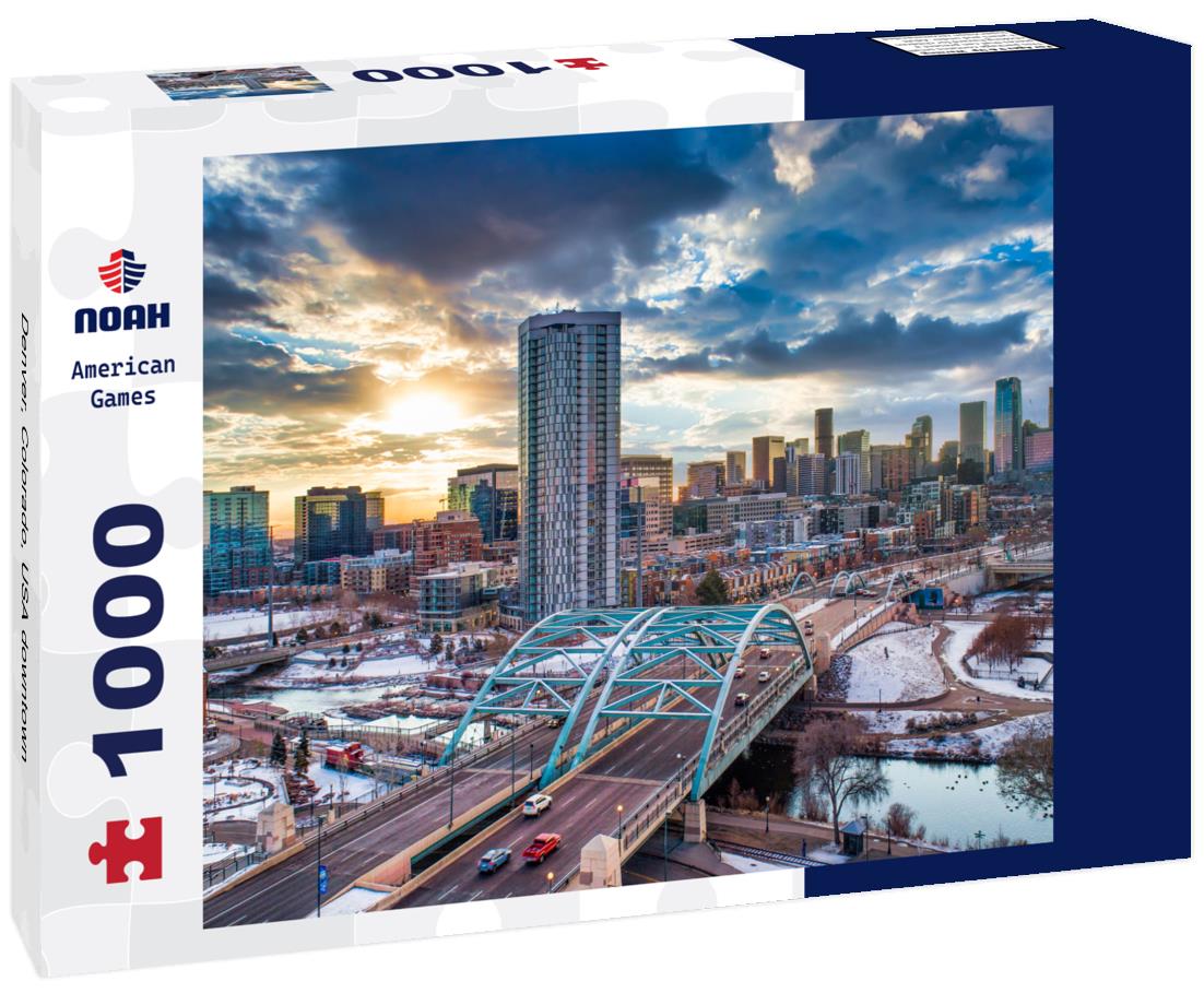 Noah Jigsaw Puzzle Denver, Colorado, USA downtown 1000 pieces