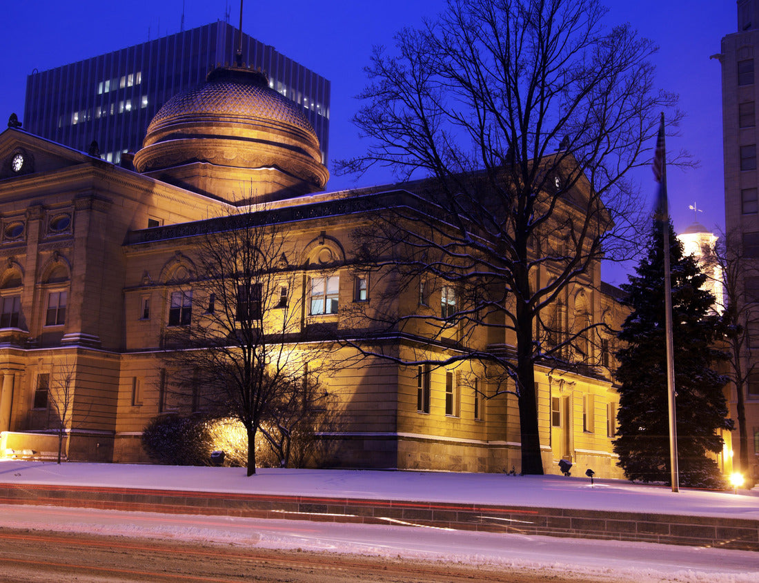 Noah Jigsaw Puzzle Blizzard in South Bend, Indiana 1000 pieces