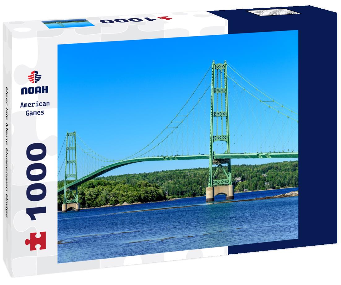 Noah Jigsaw Puzzle Deer Isle Maine Suspension Bridge 1000 pieces