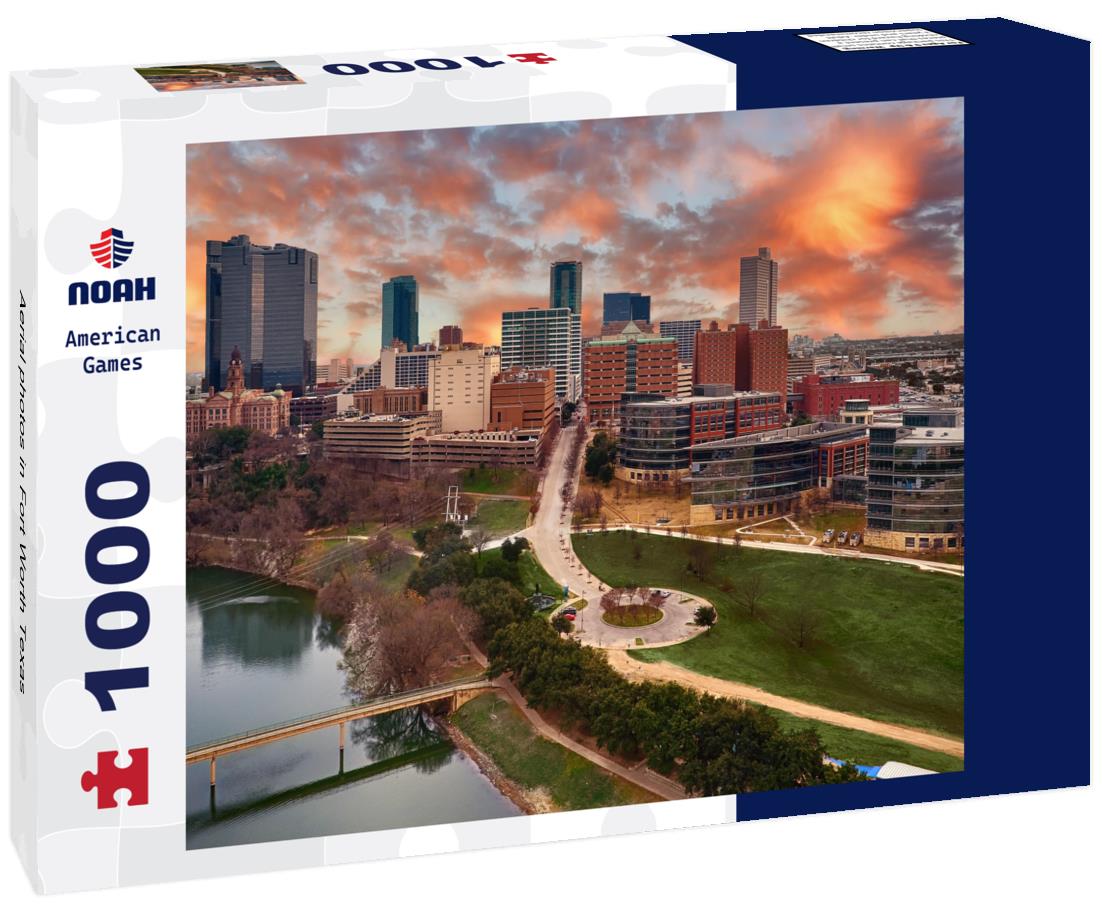 Noah Jigsaw Puzzle Aerial photos in Fort Worth Texas 1000 pieces