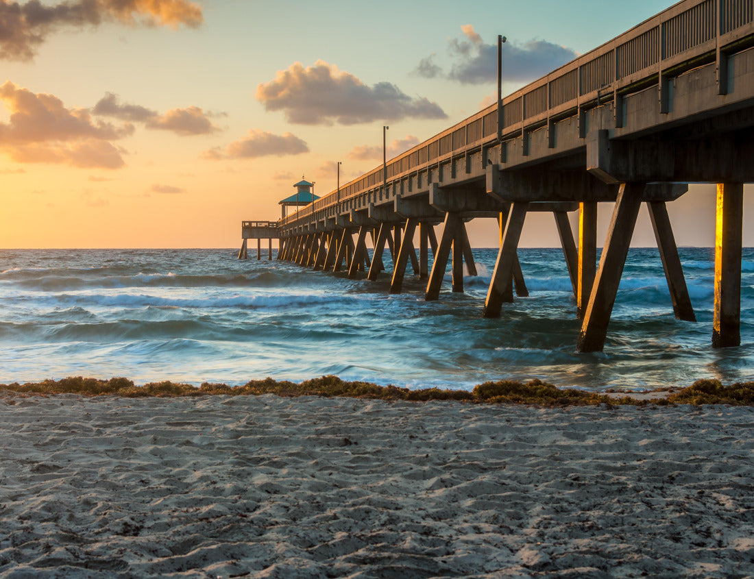 Noah Jigsaw Puzzle Deefield Beach Pier bei Sonnenaufgang 1000 pieces