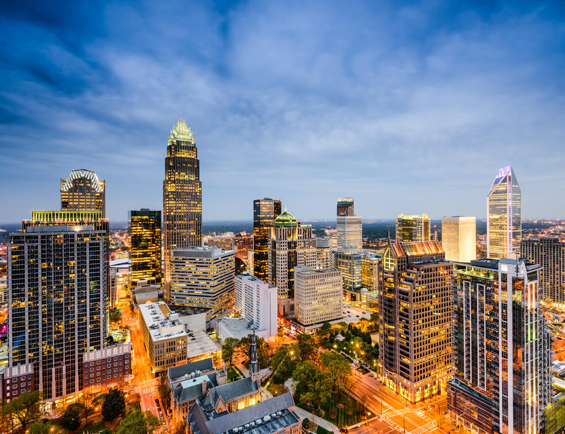 Noah Jigsaw Puzzle Charlotte, North Carolina, USA skyline 1000 pieces