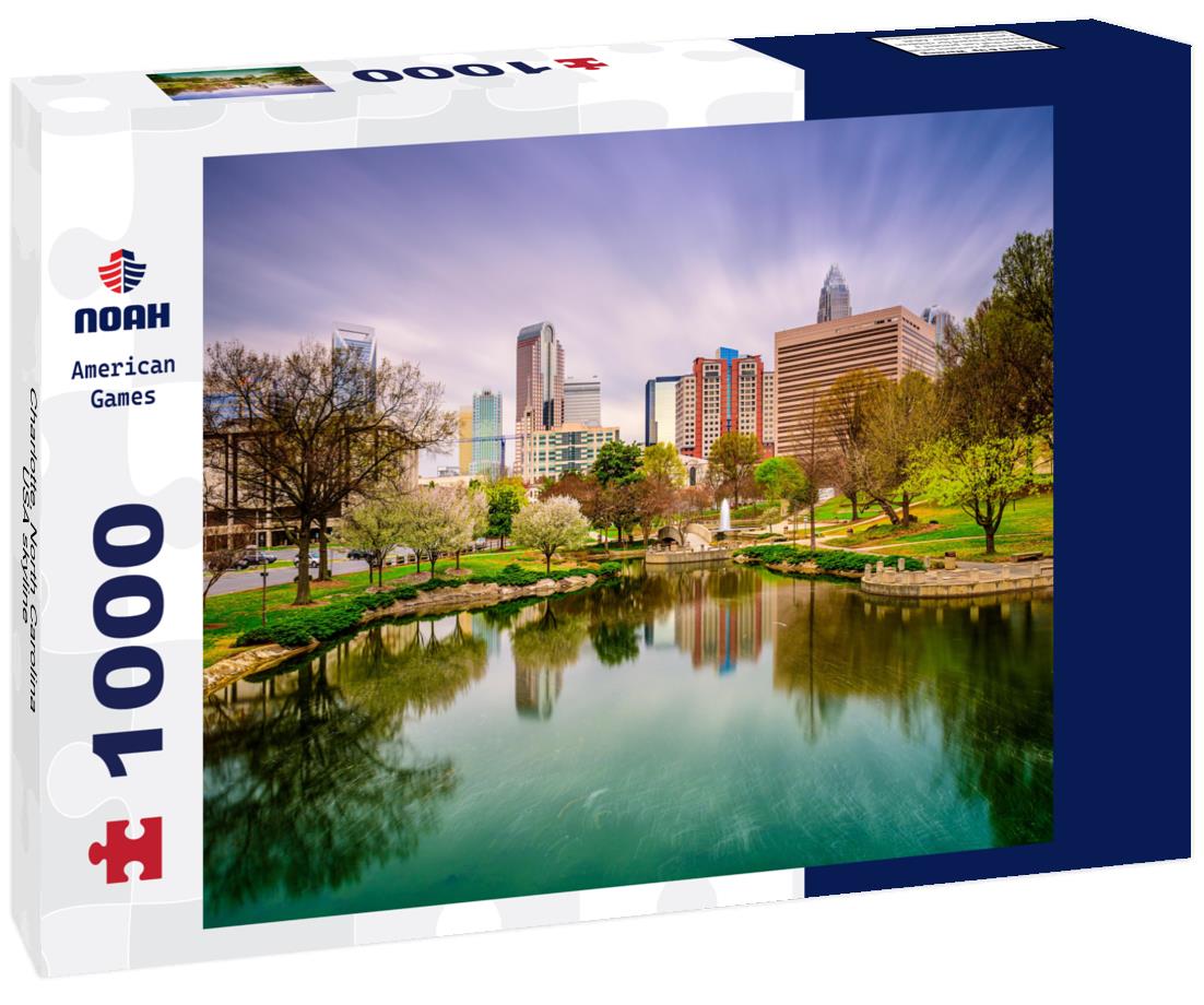 Noah Jigsaw Puzzle Charlotte, North Carolina, USA skyline 1000 pieces