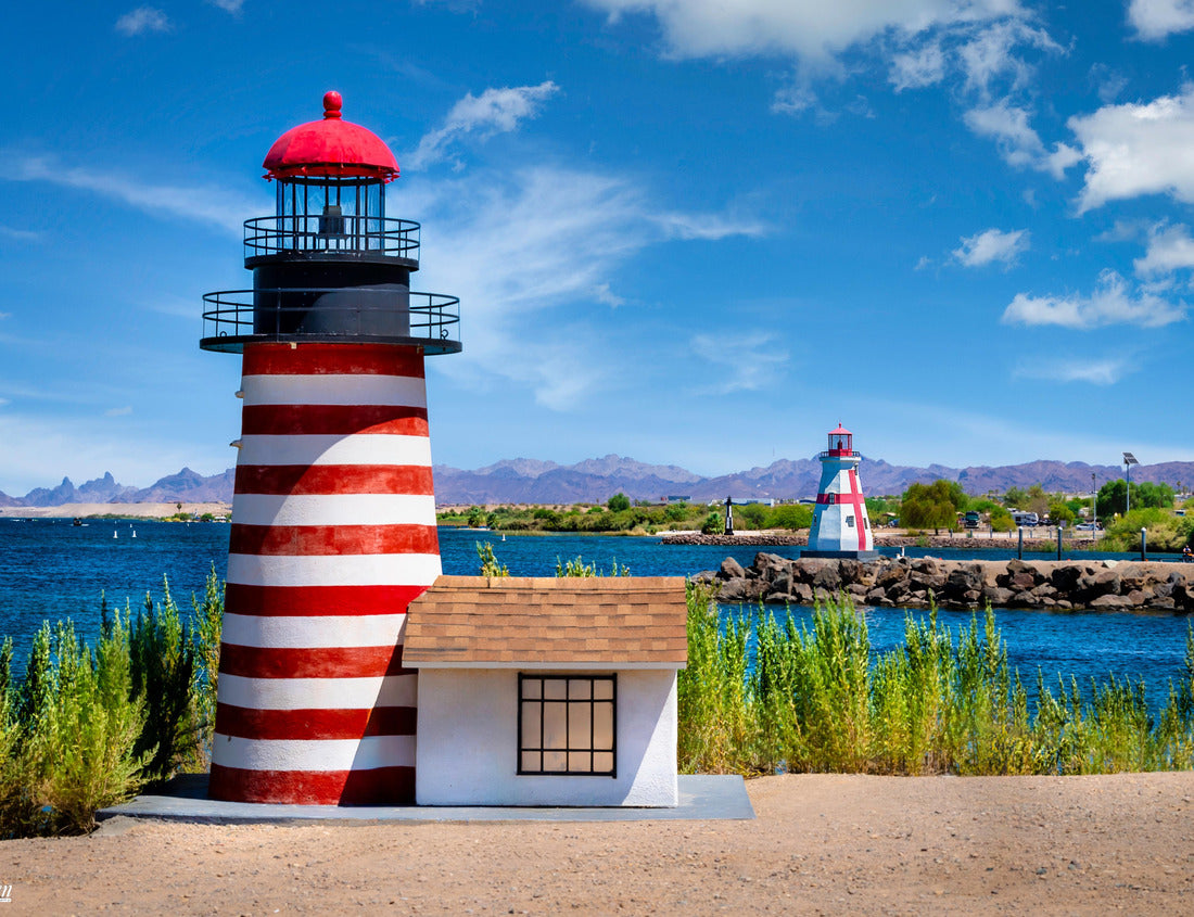 Noah Jigsaw Puzzle Lake Havasu City Az Quoddy Light Houses 1000 pieces
