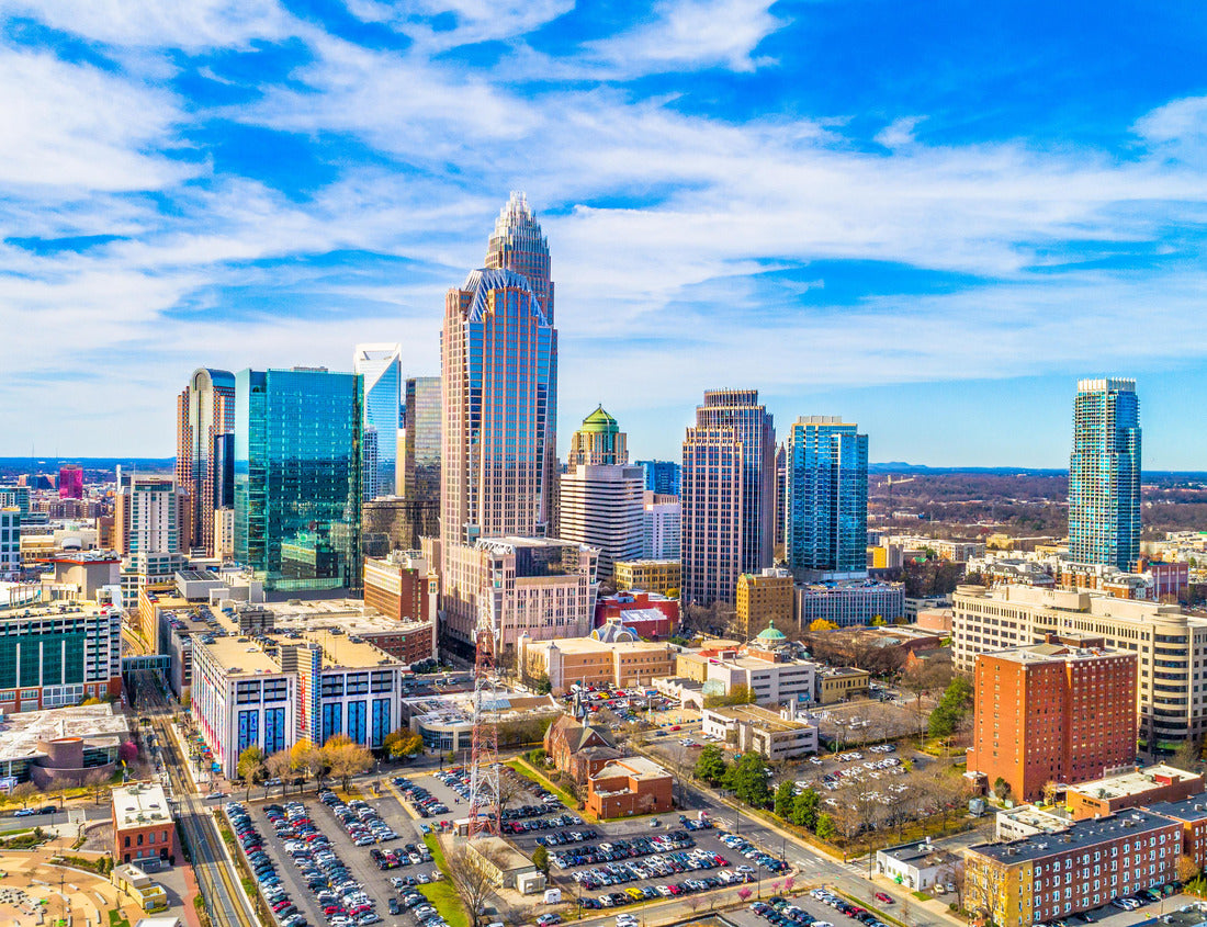 Noah Jigsaw Puzzle Charlotte North Carolina downtown skyline 1000 pieces
