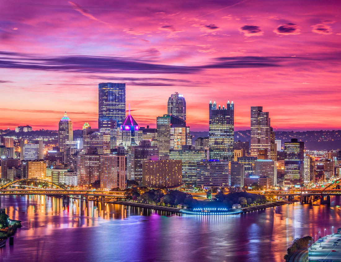 Noah Jigsaw Puzzle Pittsburgh, Pennsylvania, USA city skyline 1000 pieces