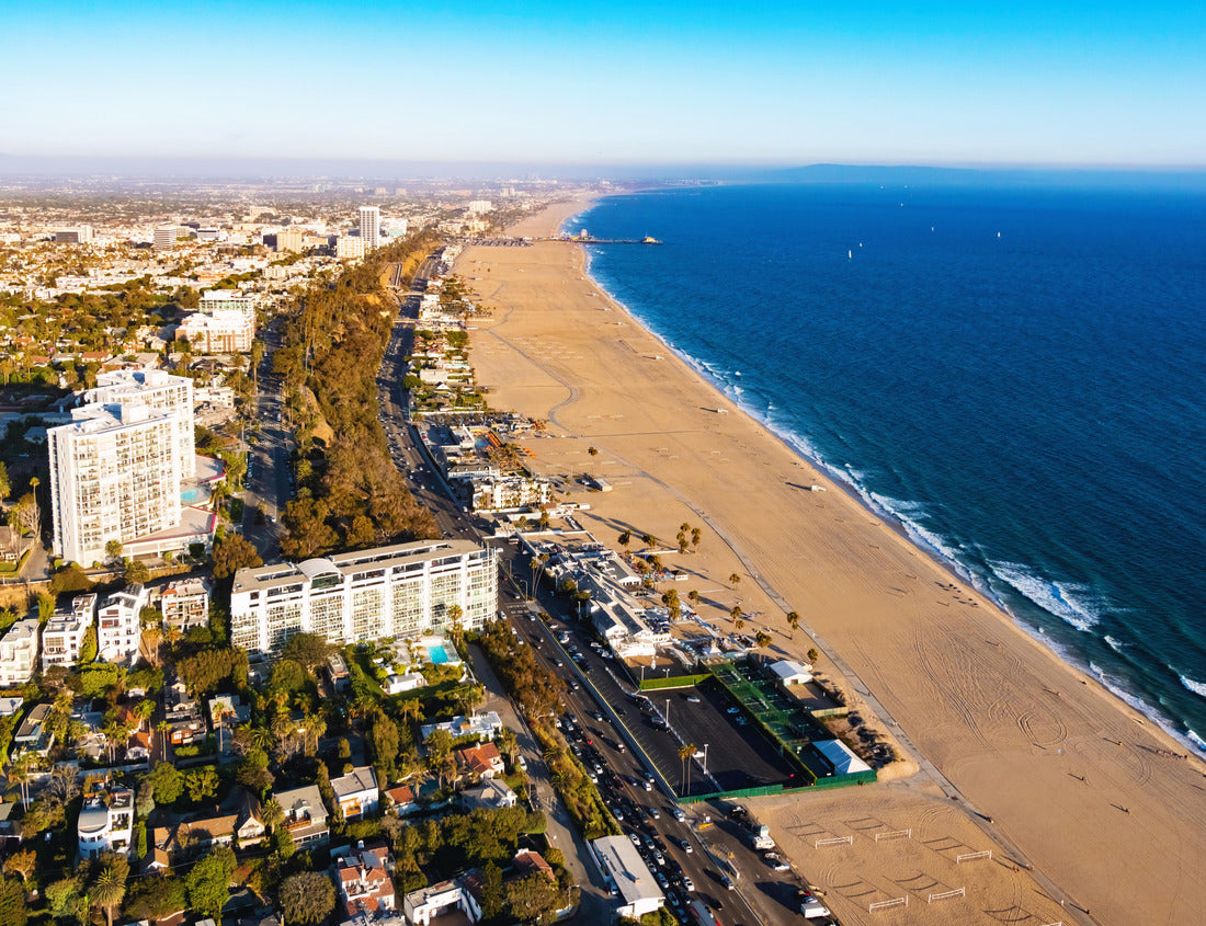 Noah Jigsaw Puzzle Aerial view of the beach in Santa Monica, CA 1000 pieces