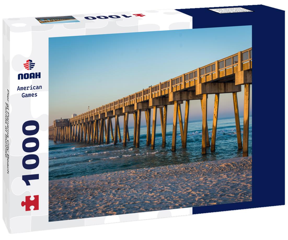 Noah Jigsaw Puzzle Pier at Panama City Beach, Florida at Sunrise 1000 pieces