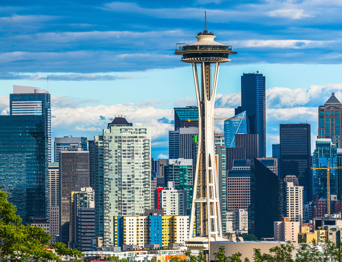 Noah Jigsaw Puzzle Seattle, Washington, USA downtown city skyline 1000 pieces