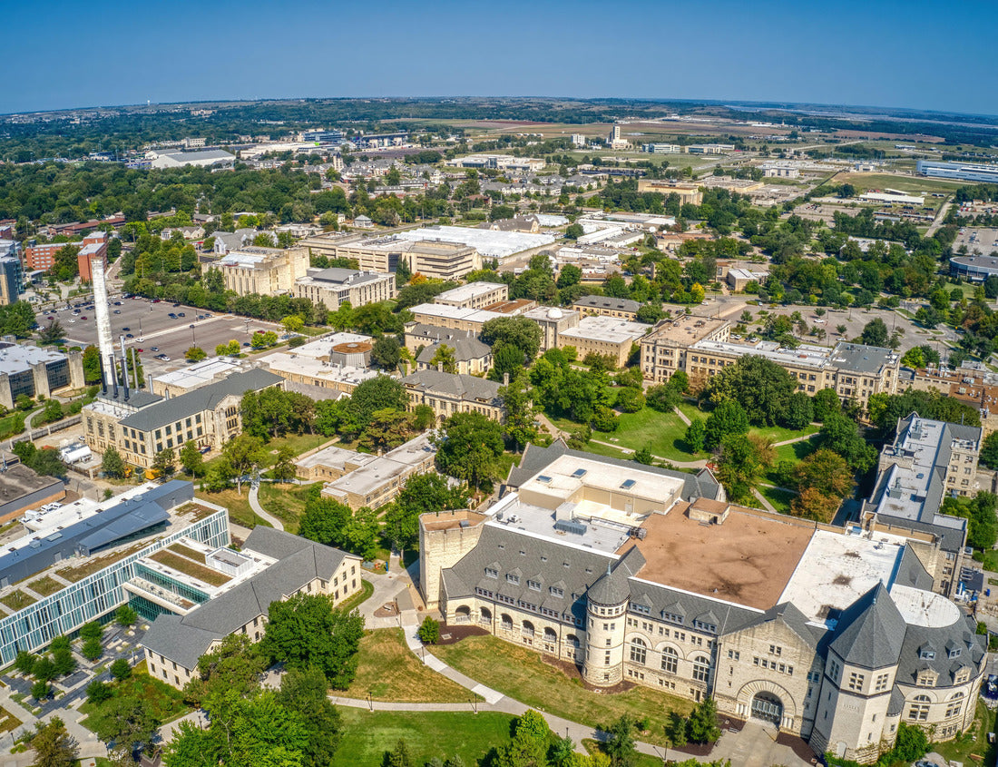 Noah Jigsaw Puzzle Aerial View of a University in Manhattan, Kansas 1000 pieces