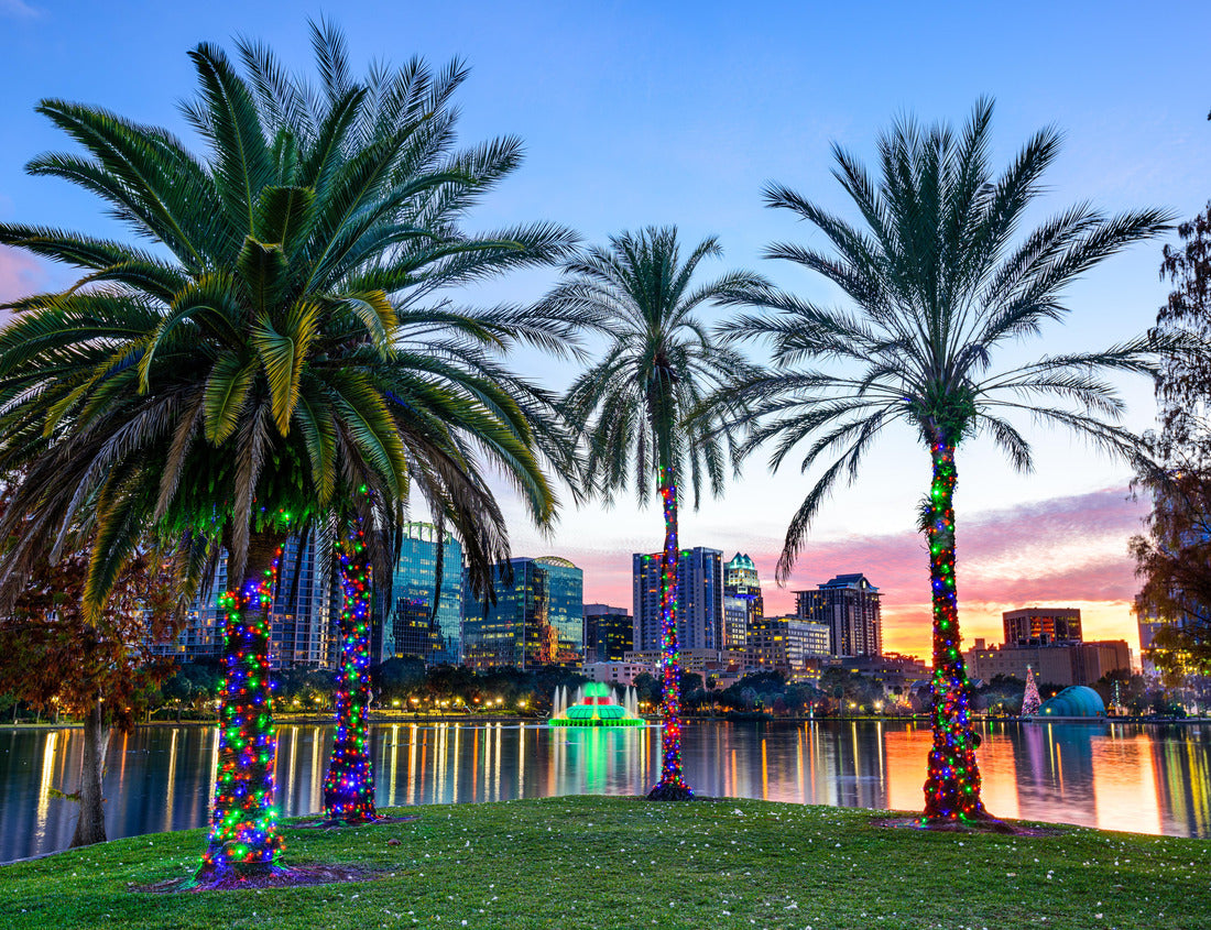 Noah Jigsaw Puzzle Orlando, Florida, USA downtown skyline at Eola Lake 1000 pieces