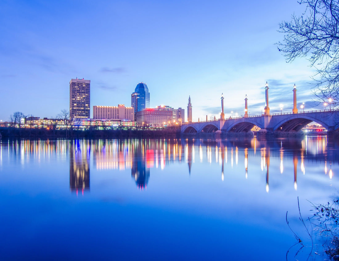 Noah Jigsaw Puzzle Springfield Massachusetts city skyline early morning 1000 pieces