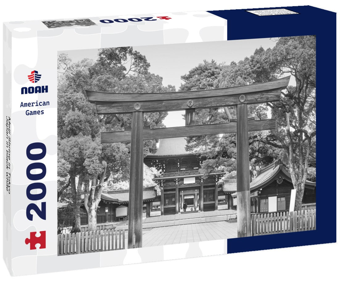 Meiji Shrine in Tokyo, Japan 2000pc PuzzleBlack and White