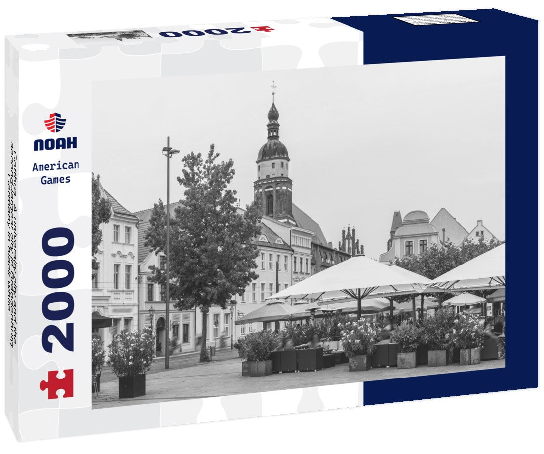 Cottbus. A university city and the second-largest city in Brandenburg, Germany 2000pc PuzzleBlack and White