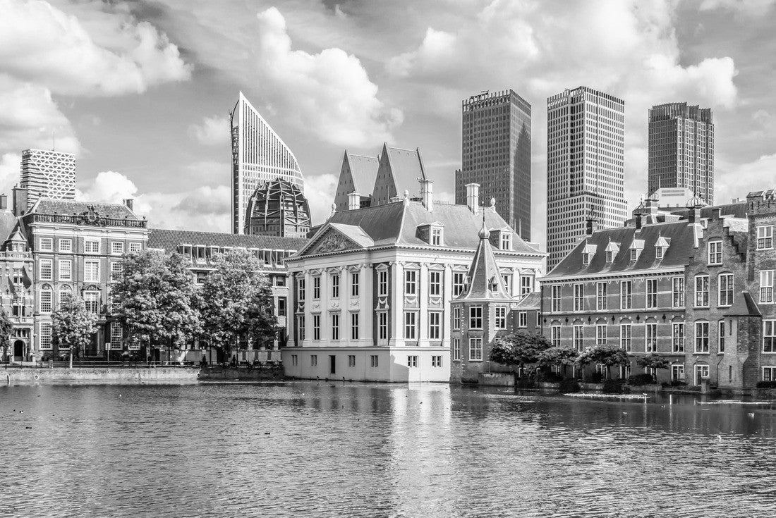 Skyline of The Hague, Netherlands 2000pc PuzzleBlack and White