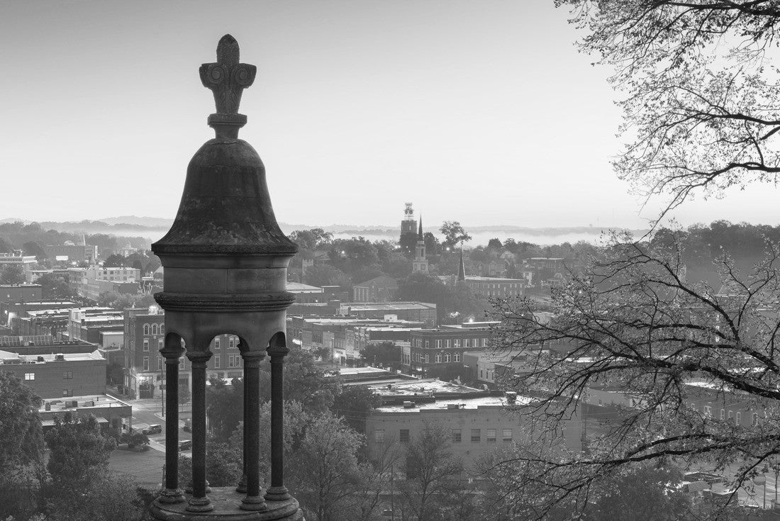 Rome, Georgia, USA downtown historic cityscape at twilight 2000pc PuzzleBlack and White