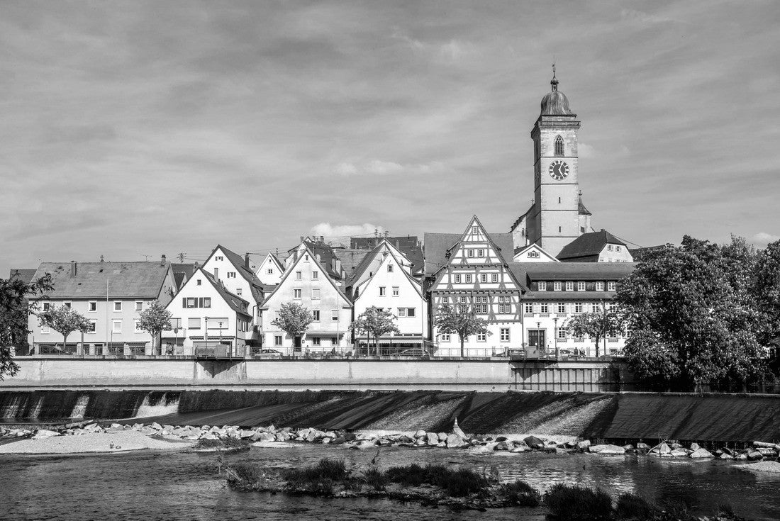 Nuertingen, Neckar, Germany 2000pc PuzzleBlack and White