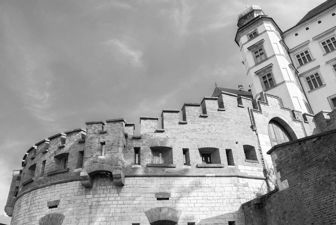 Wawel castle in Krakow, Poland 2000pc PuzzleBlack and White