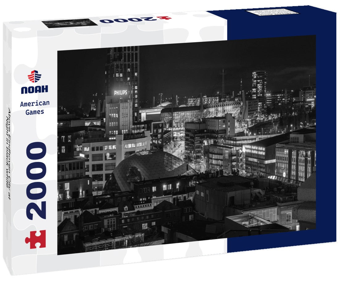 Above Eindhoven City at Night 2000pc PuzzleBlack and White