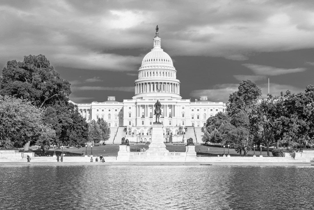 U.S Capitol Building - Washington D.C. 2000pc PuzzleBlack and White