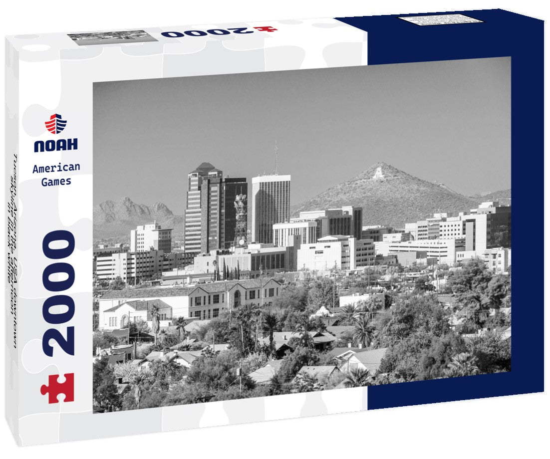 Tucson, Arizona, USA downtown skyline in the afternoon 2000pc PuzzleBlack and White